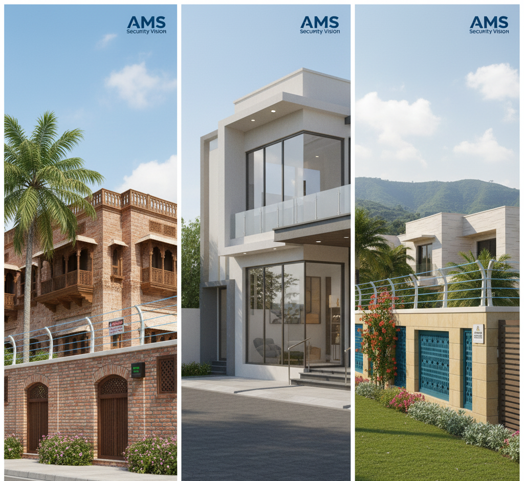 Electric fence installation services across Lahore Karachi Islamabad by AMS Security Vision